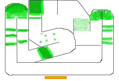 a very complicated ms paint sketch of an rc course, with sloppy green strokes indicating elevation change